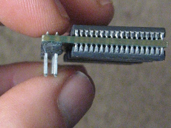 WM-1 32Mb 4Mx8 10ns 5V SRAM module, straight pins